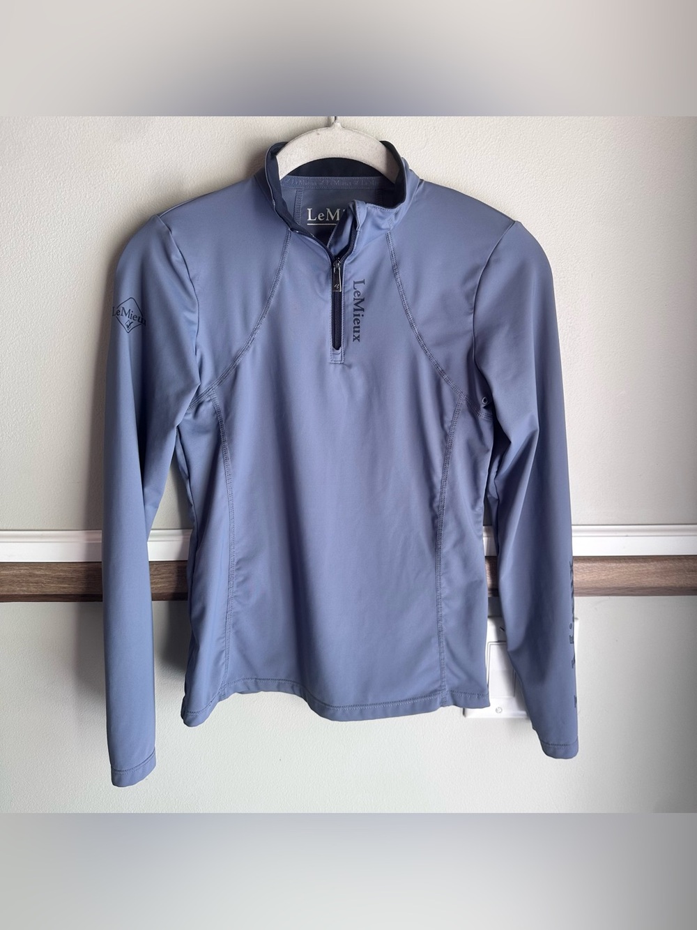 LeMieux Young Rider Classique Blue Long Sleeve Base Layer